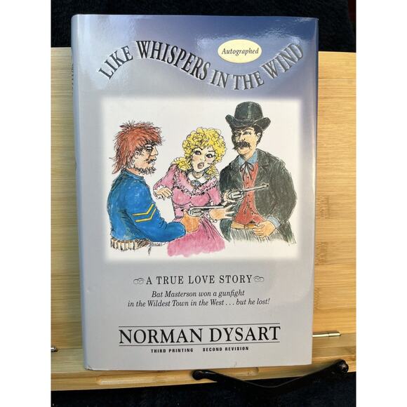 Like Whispers In The Wind By Norman Dysart - Autographed Hardcover Book - Picture 1 of 7